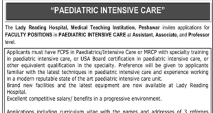 Lady Reading Hospital Jobs In Peshawar